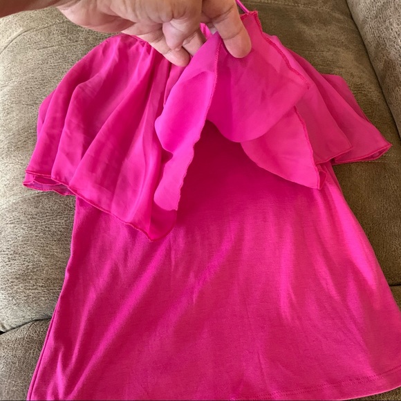 Belle du Jour Ladies Flowy Layered Top - Picture 2 of 4